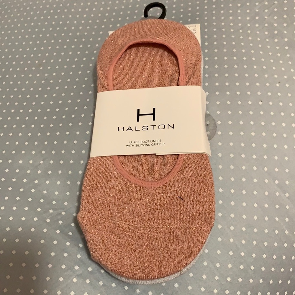 Halston Lurex Foot Liners